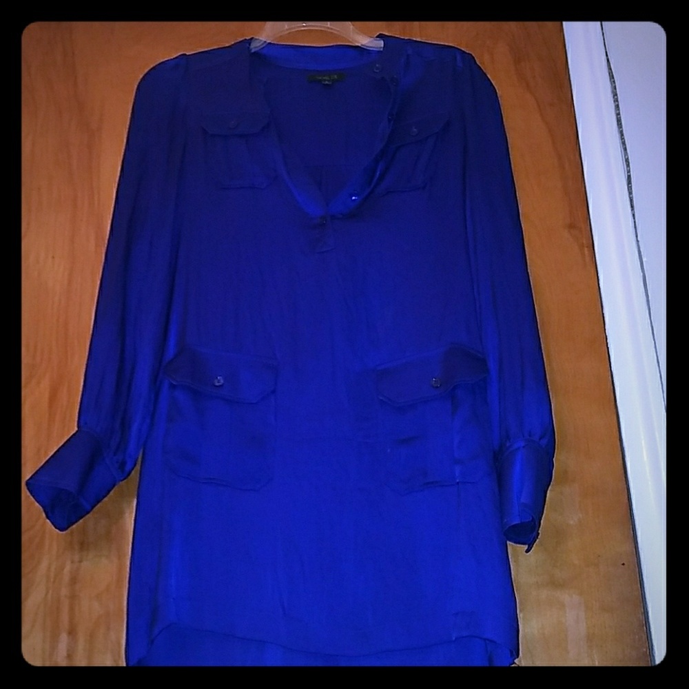 Rachel Zoe navy silk dress
